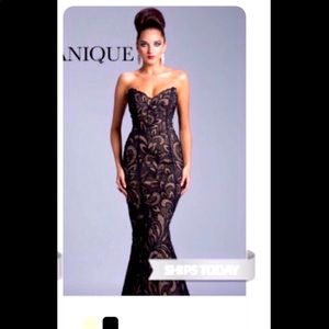 Strapless Mermaid Gown by Janique